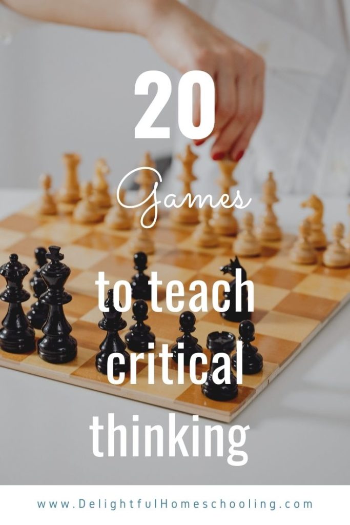 20 Games that Help Kids Think Critically - Pixie Dust & Posies