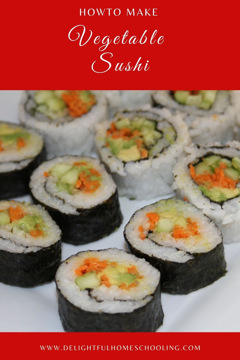 Vegetable Sushi - Pixie Dust & Posies