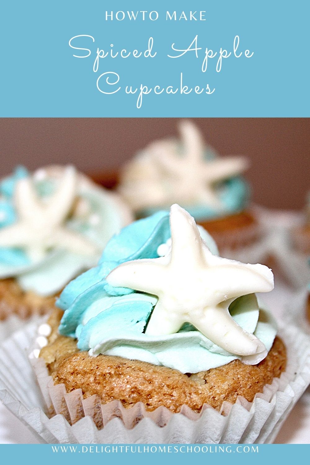 Spiced Apple Cupcakes Pixie Dust And Posies