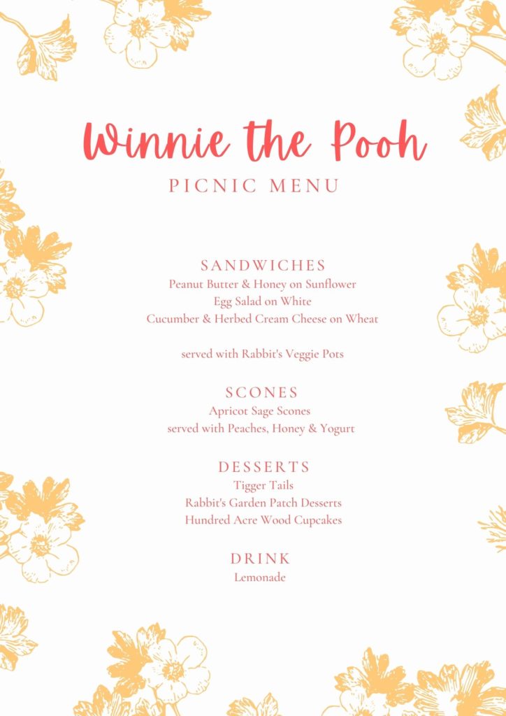 Winnie the Pooh Picnic - Pixie Dust & Posies