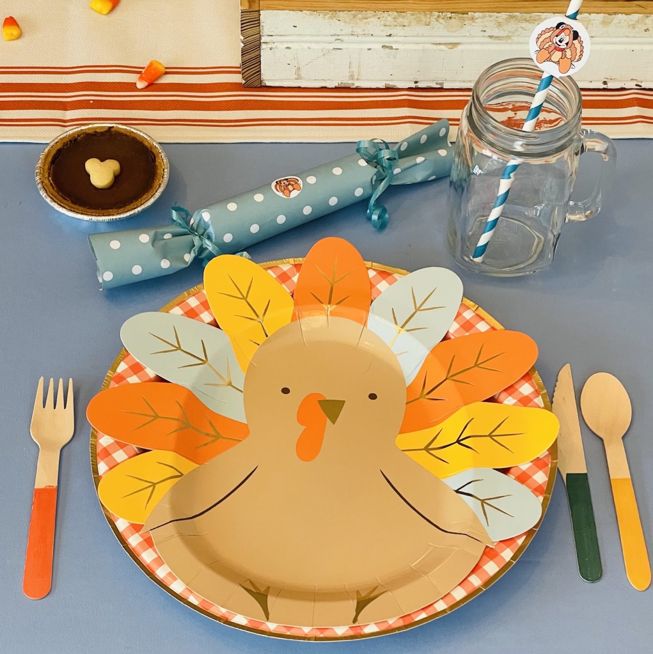 Kids Turkey Tablescape - Pixie Dust & Posies