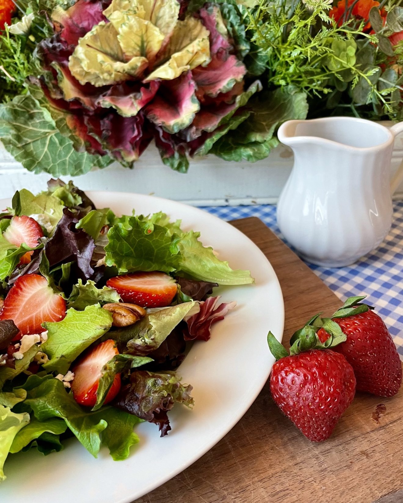 Strawberry Pecan Salad - Pixie Dust & Posies